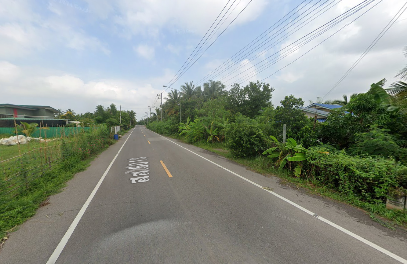ขายบ้านพร้อมที่ดิน สมุทรสงคราม อำเภอเมือง ติดถนนสาธารณะ ใกล้ชุมชน