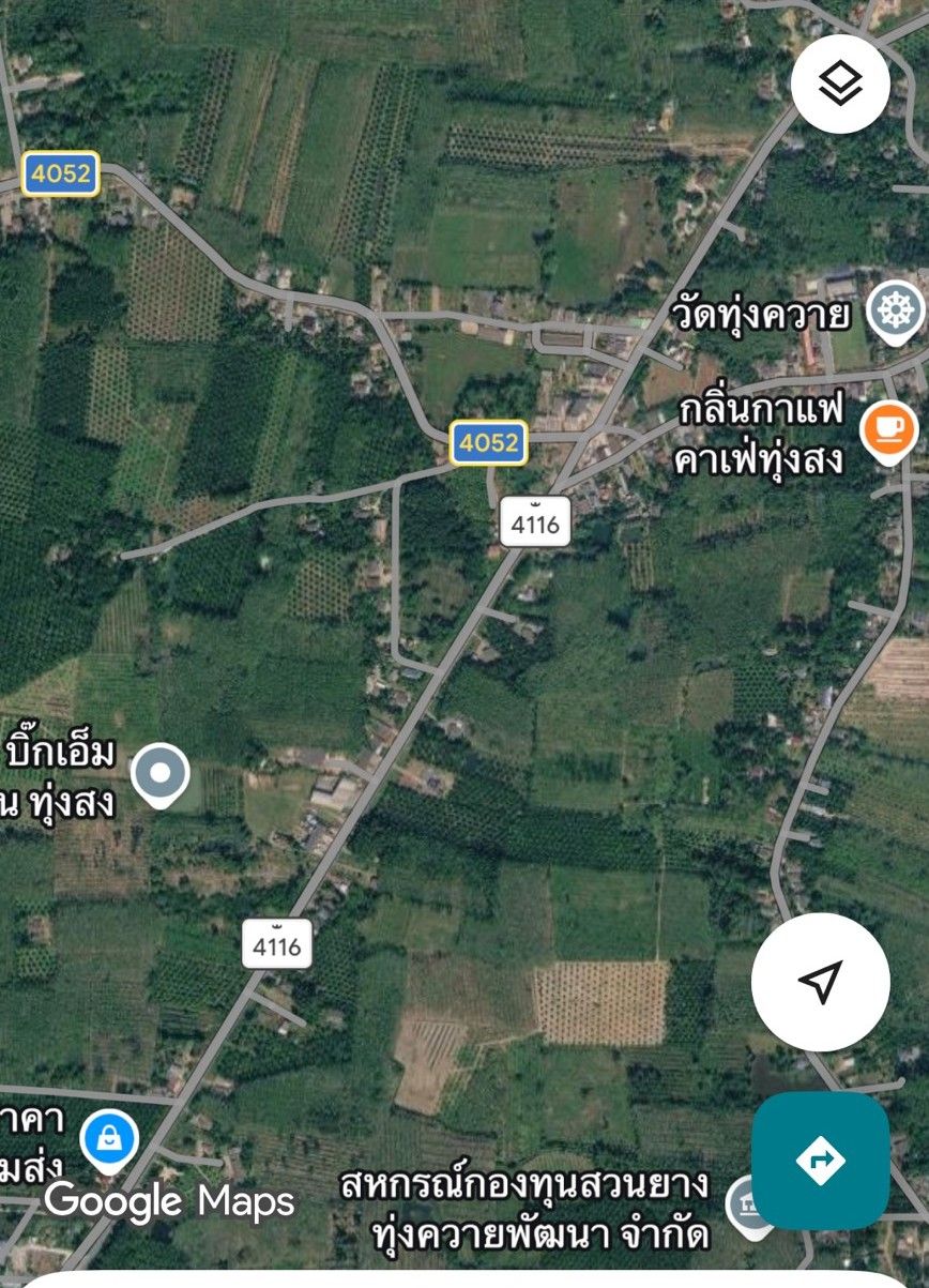 ขายที่ดินนครศรีธรรมราช ทุ่งสง ต.เขาโร ที่แปลงใหญ่ 14-1-46 ไร่.