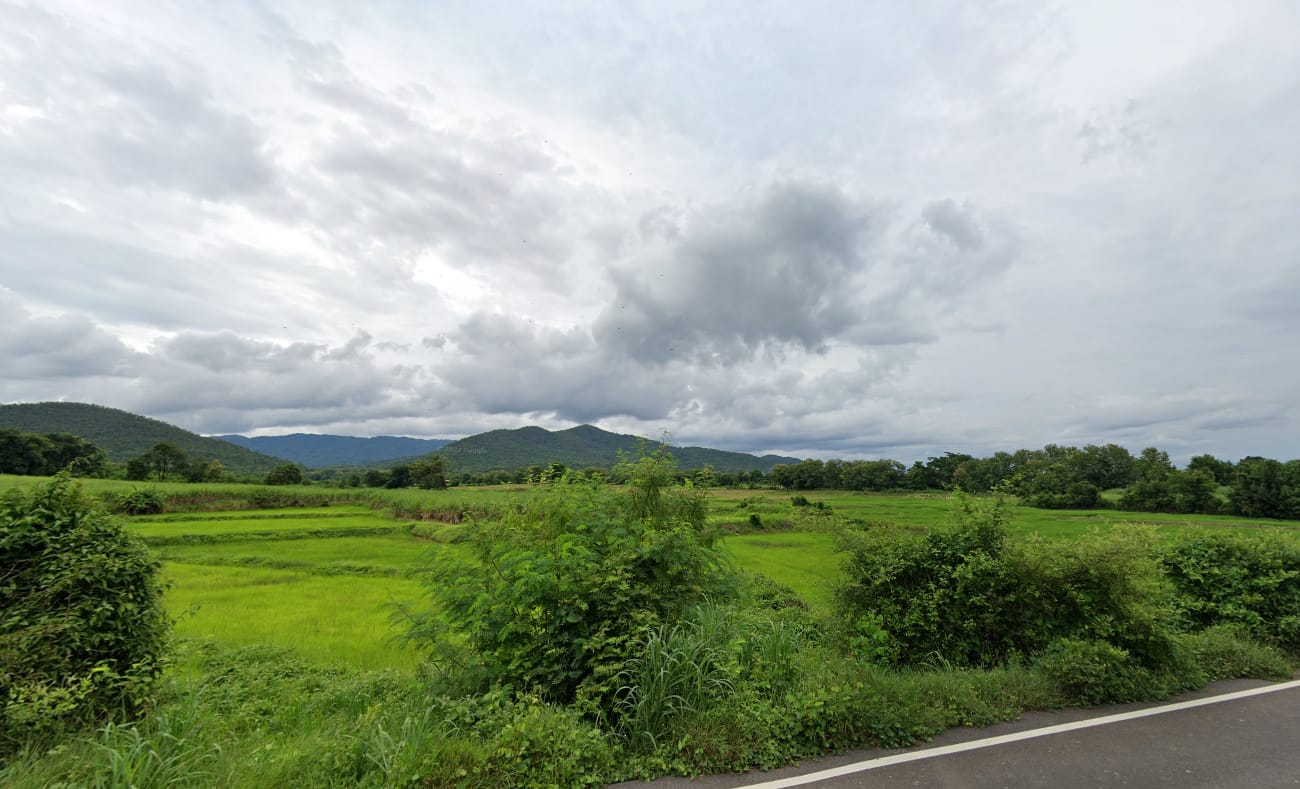 ขายที่ดินวิวสวยบรรยากาศดี หน้าติดถนนลาดยาง อุตรดิตถ์ 21-3-26
