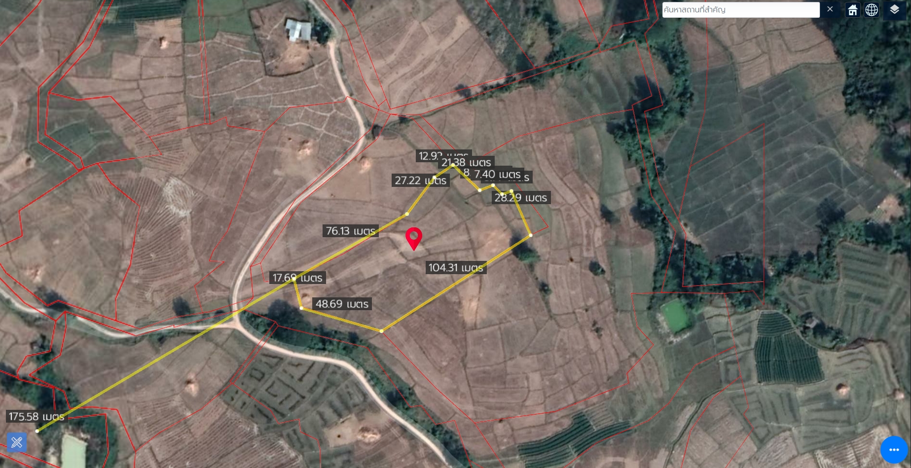 ที่ดินเปล่า แจ้ช้อน เมืองปาน ลำปาง 3-3-72