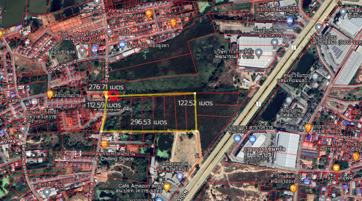 ขายที่ดินโคราช เมืองโคราช 21-0-87