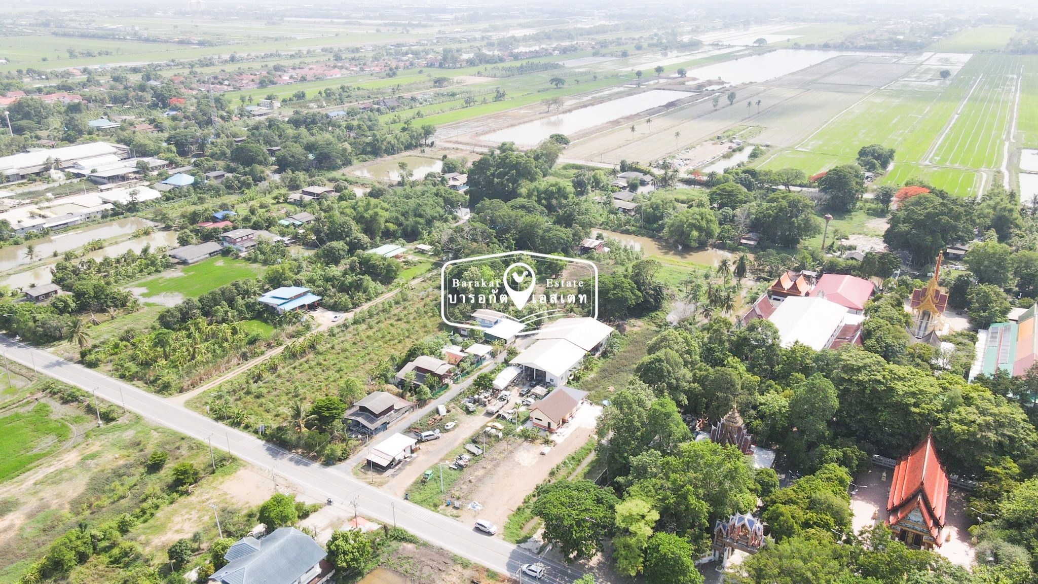 การเดินทางสะดวก พื้นที่สวย ถมแล้ว น้ำ- ไฟ พร้อม ใกล้วัดพิรุณศาสตร์
