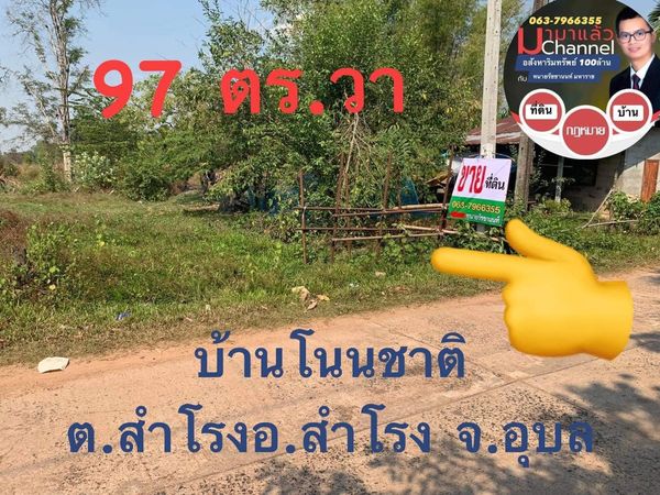 ที่ดินเปล่า กลางชุมชน สำโรง อุบลราชธานี