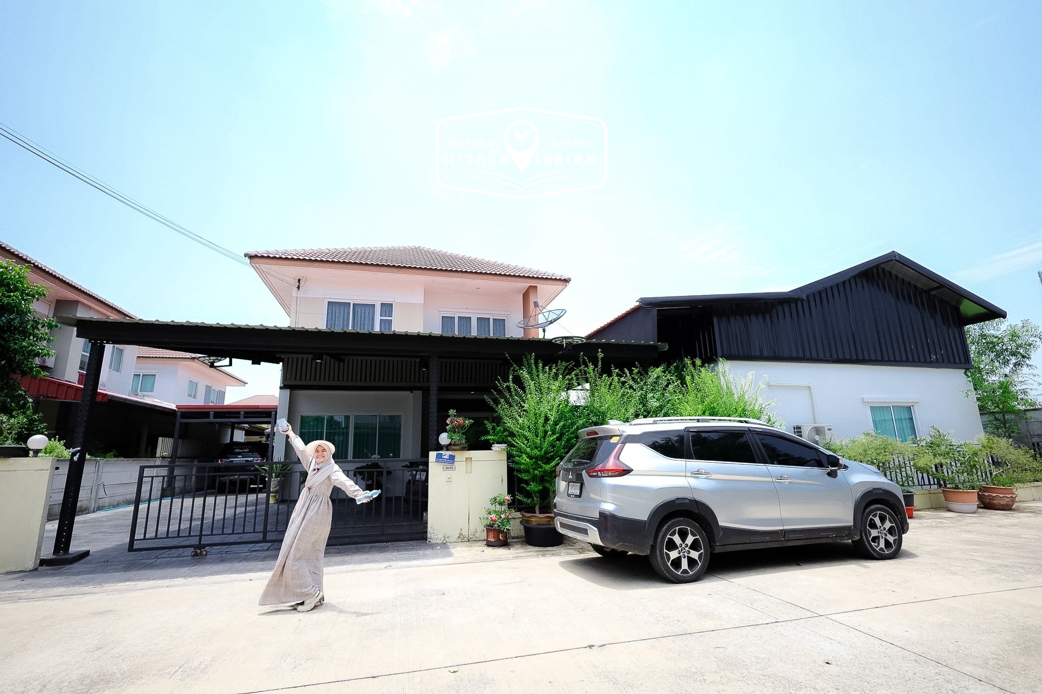 บ้านเดี่ยวหมู่บ้าน The Extenso หนองจอก สิ่งอำนวยความสะดวกครบครัน การเดินทางสะดวก