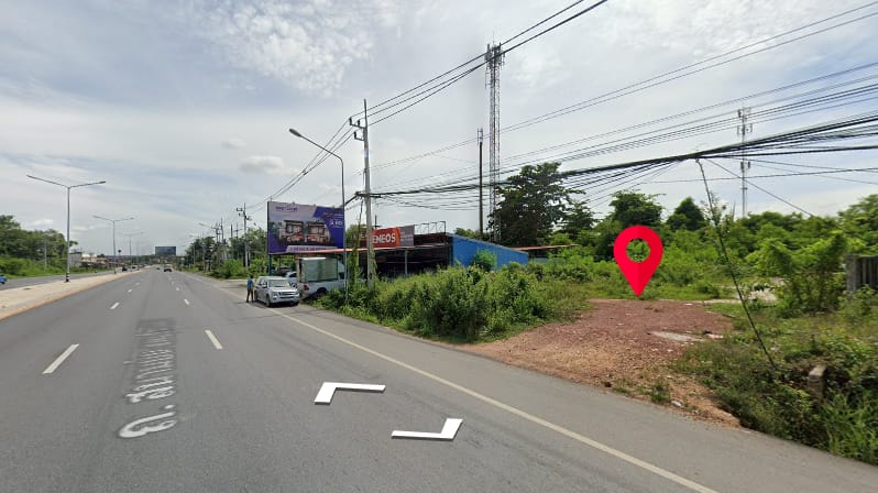 ที่ดินแปลงสวย ติดถนนสนามบิน-ลพบุรีราเมศวร์ 0-0-92.2