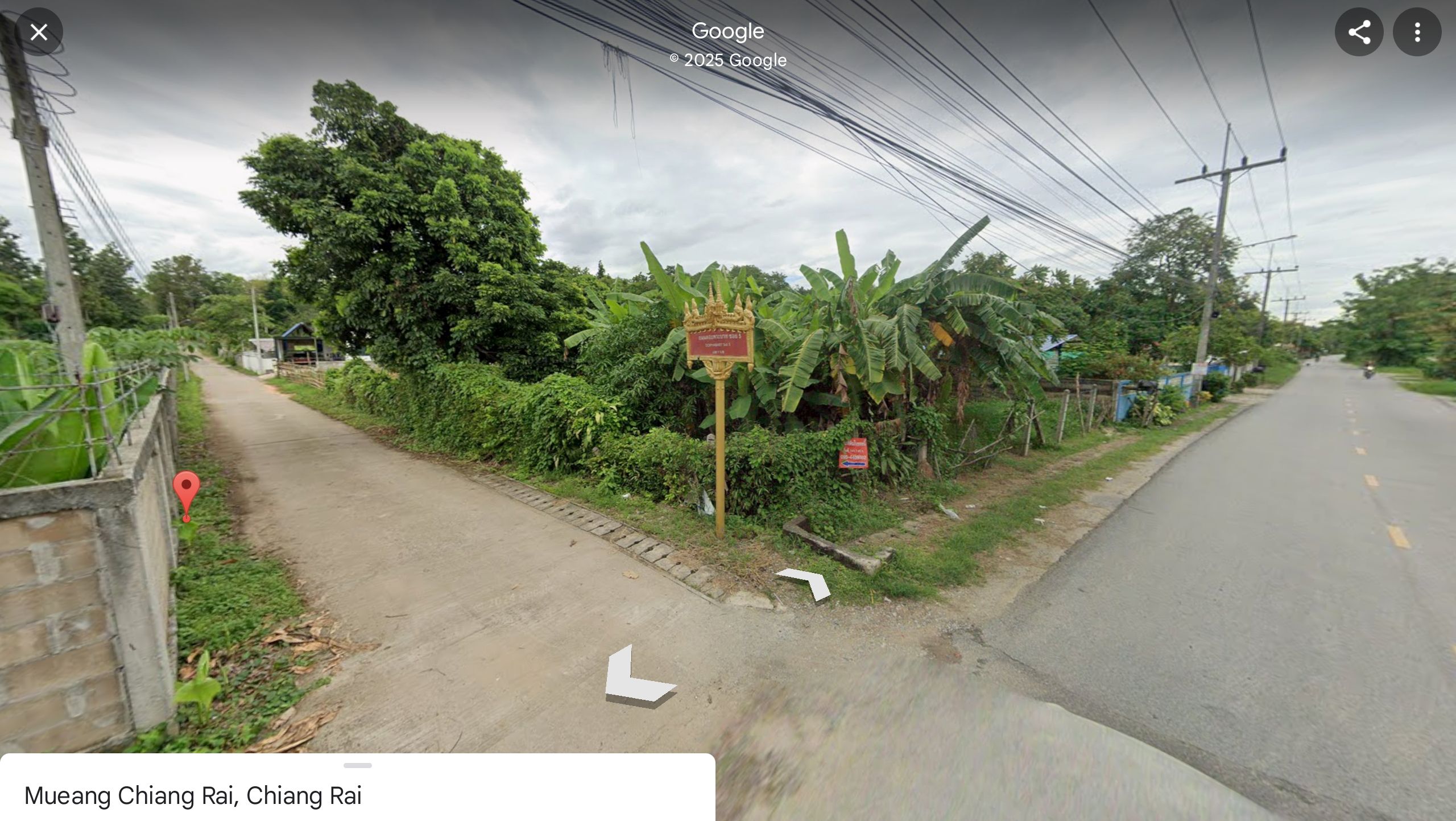 ขายที่ดินหัวมุม 105 ตรว. เหมาะอยู่อาศัย อ.เมือง จ.เชียงราย