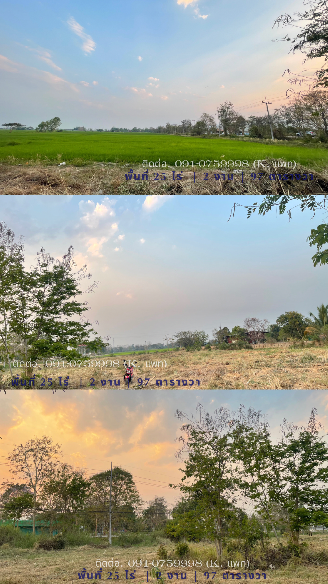 ที่ดินทำเลสวยหน้ากว้างติดถนนพหลโยธิน(๑)