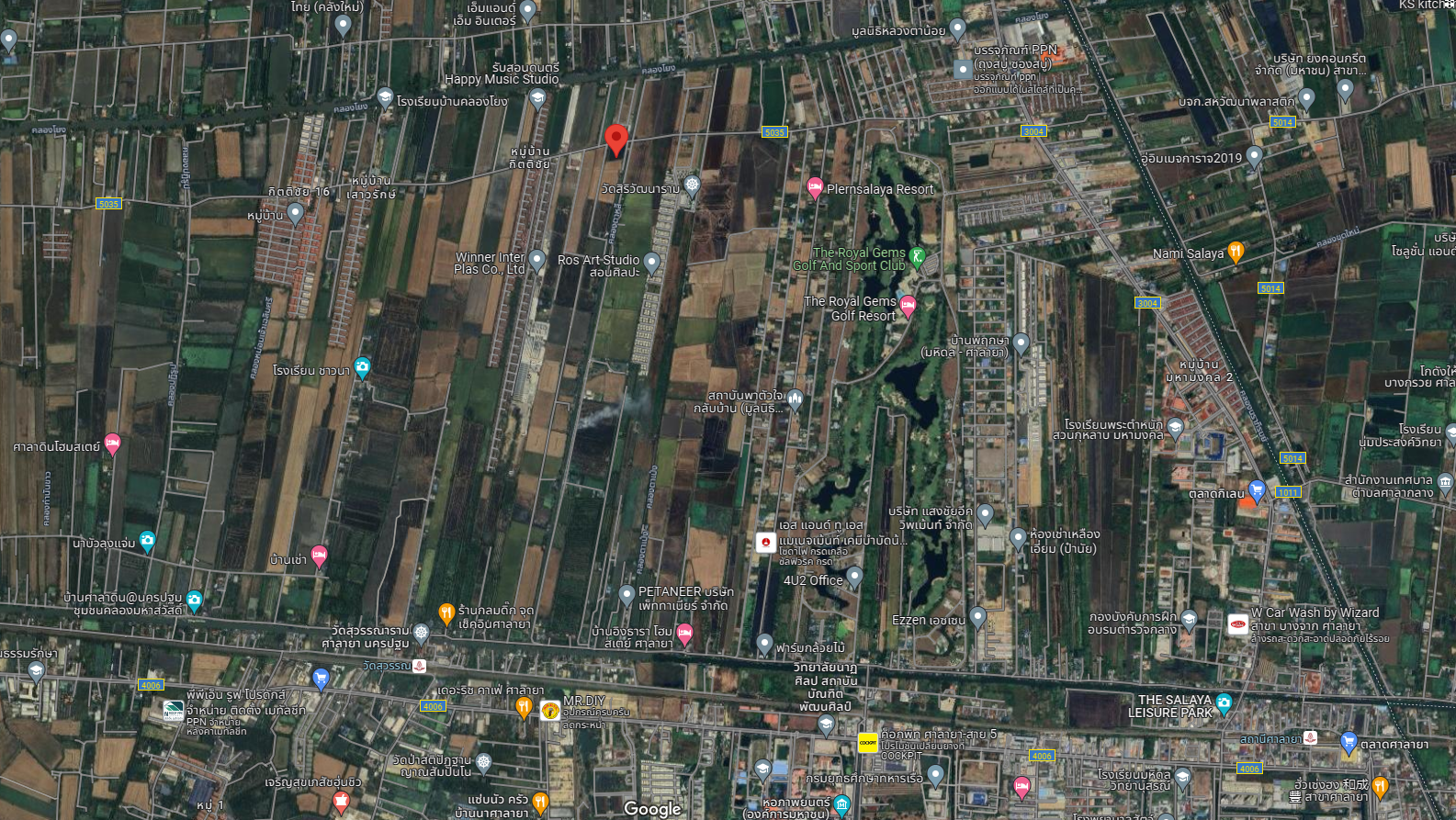 ขายที่ดิน ใกล้จุดขึ้นลงศาลายา-นครอินทร์ 21-0-0