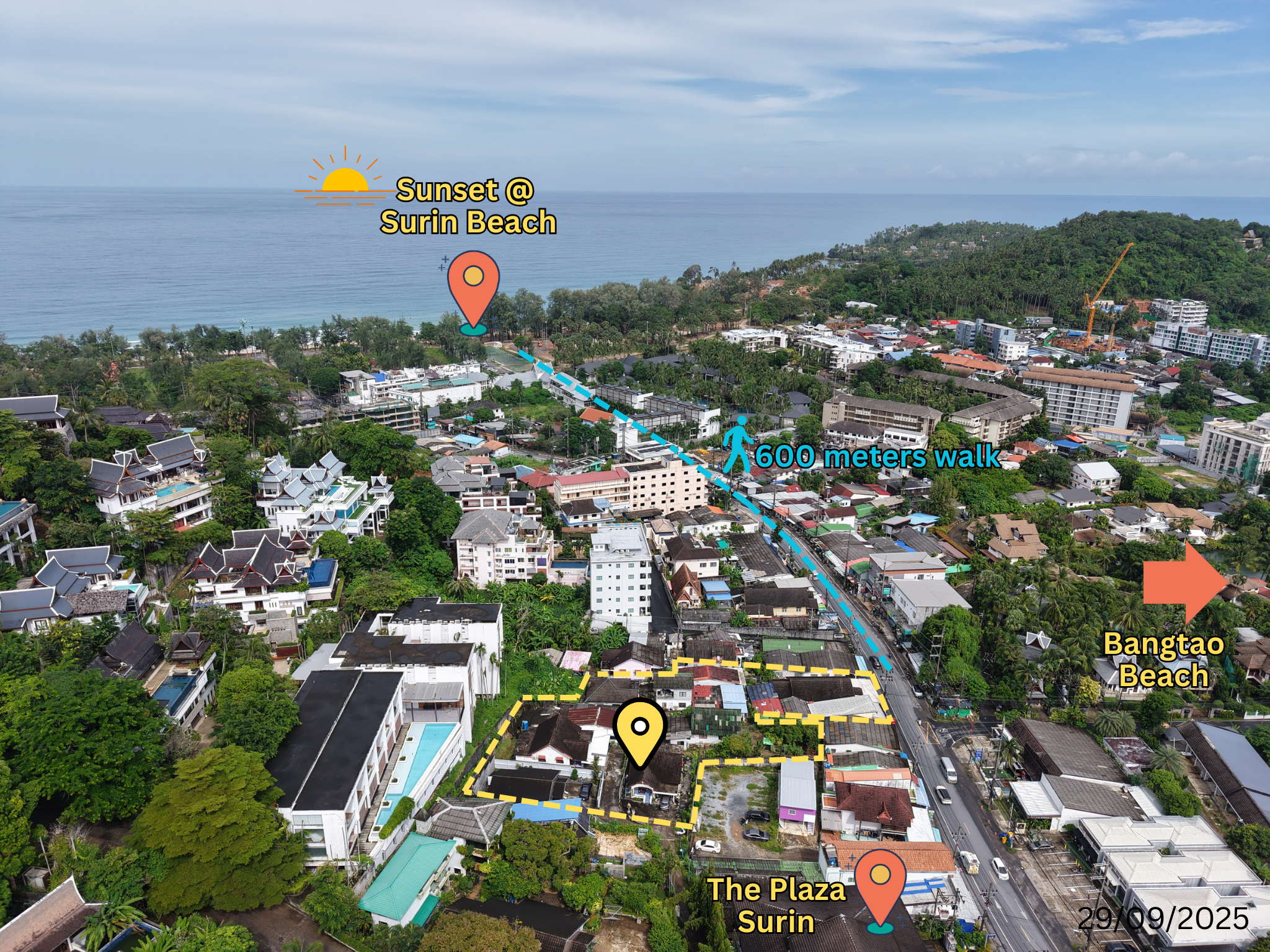ที่ดิน ภูเก็ต ห่างจาก หาดสุรินทร์ แค่ 600 เมตร เหมาะมากกับการลงทุน !!