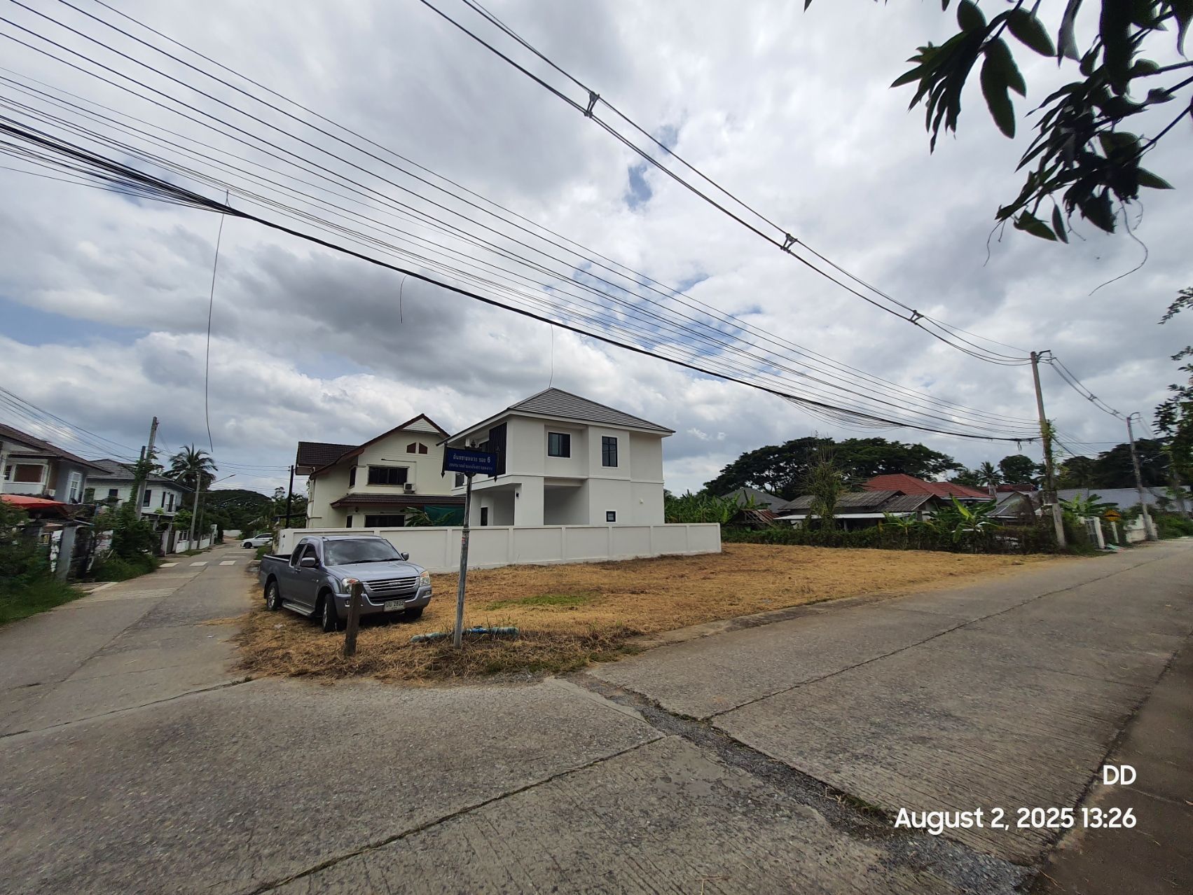 DD-0316A ขายที่ดินเปล่า 64.5ตร.วา แปลงหัวมุม โซนสันทรายหลวง