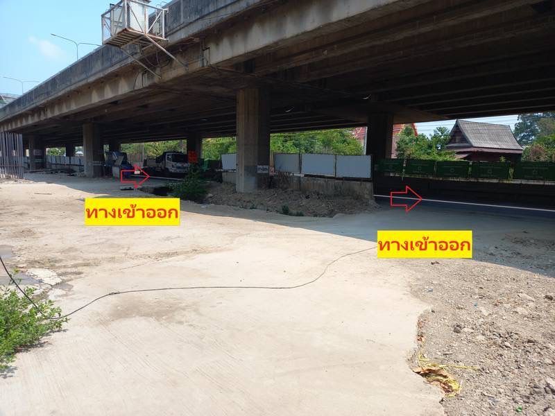 ขายที่ดินติดทางด่วนมีถนนข้างใต้(ถนนจอมทองบูรณะ) ขนาด 462.4 ตรว. ราคา 42ล้านบาท ในเขตราษฎร์บูรณะ