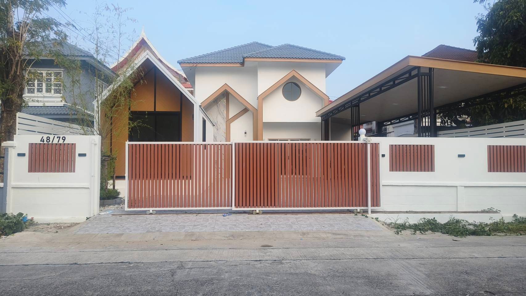บ้านเดี่ยว 2 ชั้นรีโนเวทสวยใหม่ทั้งหลัง หมู่บ้านเคซี 9 ซอยนิมิตรใหม่ 4