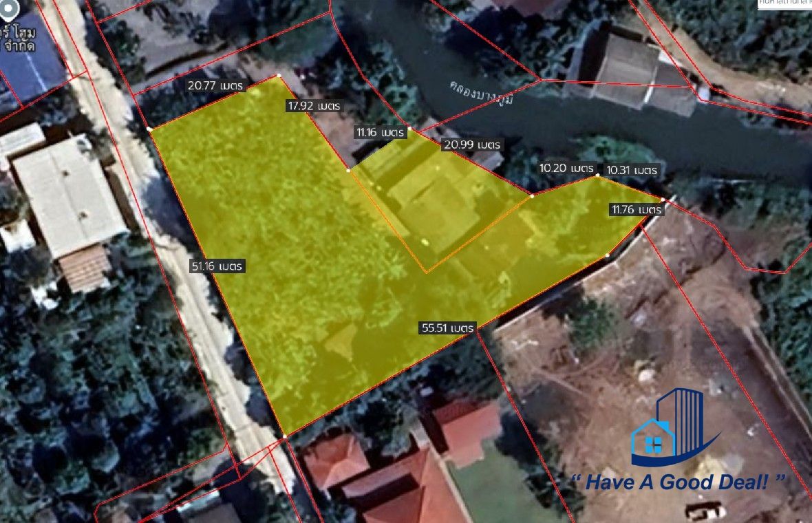 ที่ดิน 1-1-40 ไร่ ซ.บางพลับ 1 แยก 1 ปากเกร็ด นนทบุรี