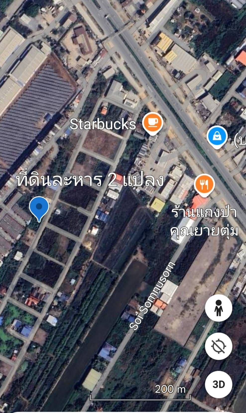 ขายที่ดินขนาด 206 ตรว. ซอยไปรษณีย์ ถนน บางบัวทอง-สุพรรณบุรี ต. ละหาร อ. บางบัวทอง 
