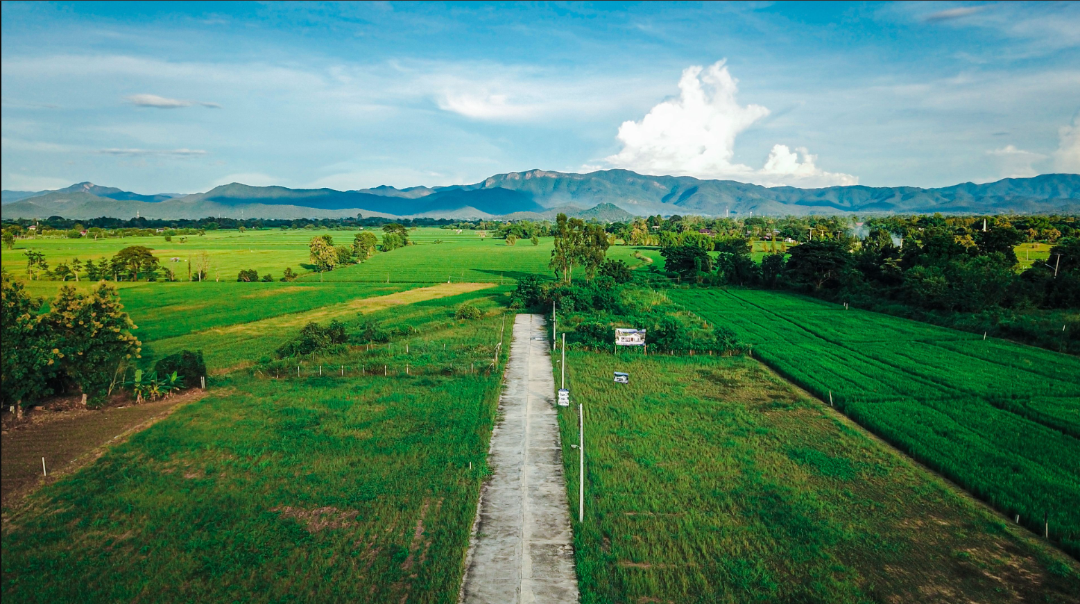 ที่ดินแบ่งขาย แปลงสวย วิวเขา สาธารณูปโภคครบครัน, สันกำแพง