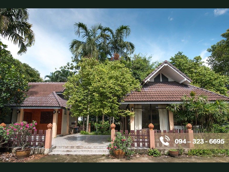 บ้านสวนพร้อมที่ดิน 11 ไร่ ในเชียงราย ปี 67  น้ำไม่ท่วม