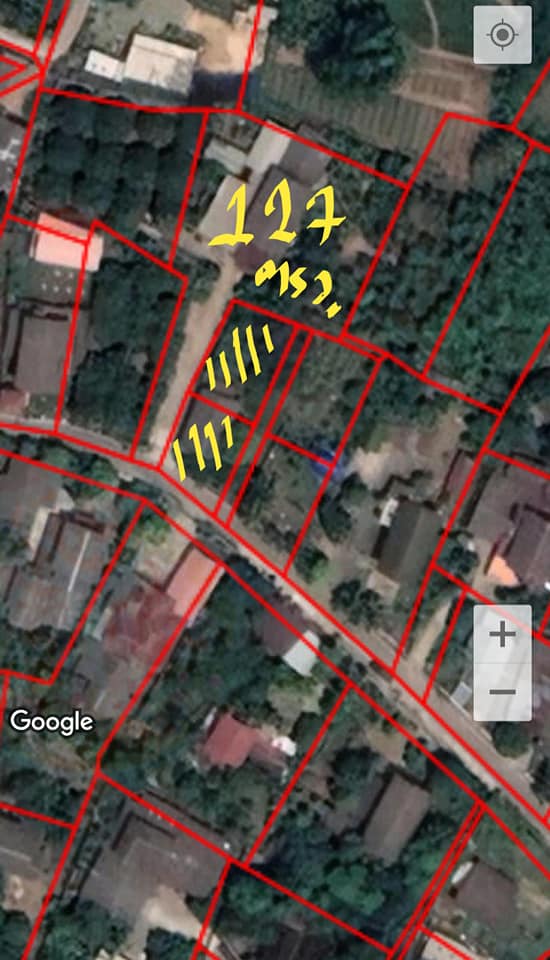 ที่ดินเหมาะสร้างหอพักหรือที่อยู่อาศัย ลำพูน 127.3 ตรว.