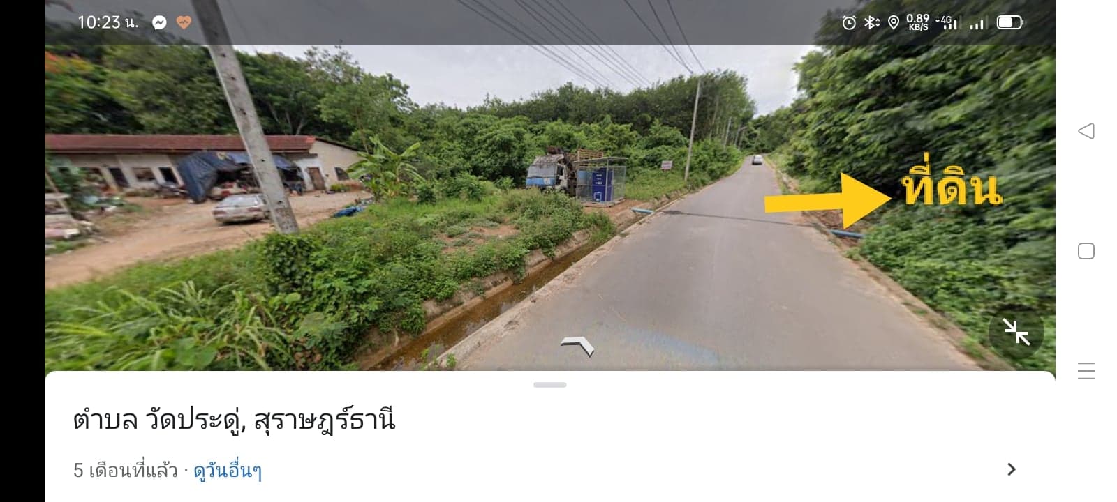 ขายที่ดิน สุราษฎร์ธานี 63.6 ตรว.