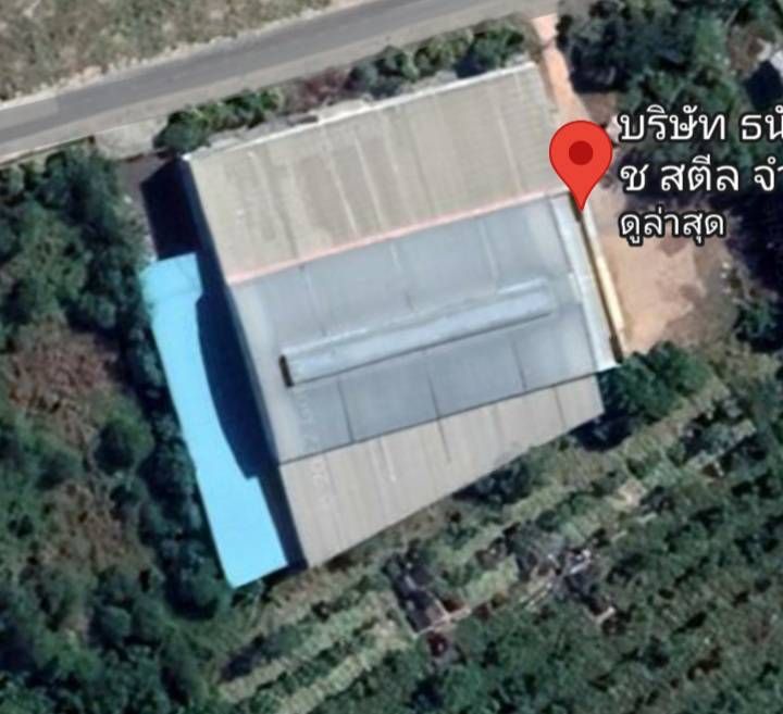 ที่ดินพร้อมโรงงาน ติดถนน2ด้าน พื้นที่ ม่วงลาย อ.ปลวกเเดง จ. ระยอง 
