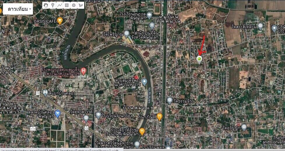 ที่นี้ขายด่วนที่ดินเปล่า ทำเลดีสวย ราคาถูก 90.7 ตรว. ต.อรัญญิก อ.เมือง จ.พิษณุโลก