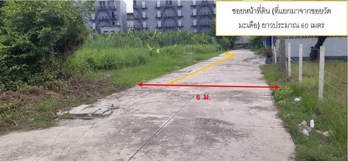 ขายที่ดิน 562 ตรว. แนวรถไฟฟ้าสายสีม่วง 250 เมตร ตรงข้าม รพ. เกษมราษฎร์ดินเตอร์ ถ.รัตนาธิเบศร์ ซ.วัดมะเดื่อ บางบัวทอง นนทบุรี