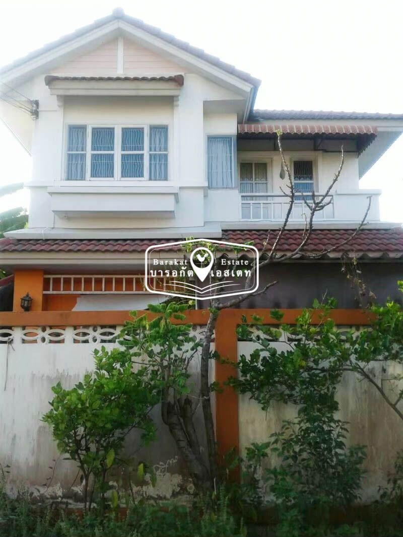 บ้านพร้อมที่ดิน ใกล้รถไฟฟ้าสายสีม่วง อำเภอบางบัวทอง จังหวัดนนทบุรี
