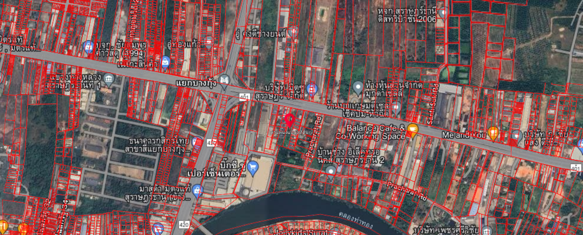 ขายที่ดินทำเลทอง สุราษฎร์ธานี 2-1-64.5 ไร่