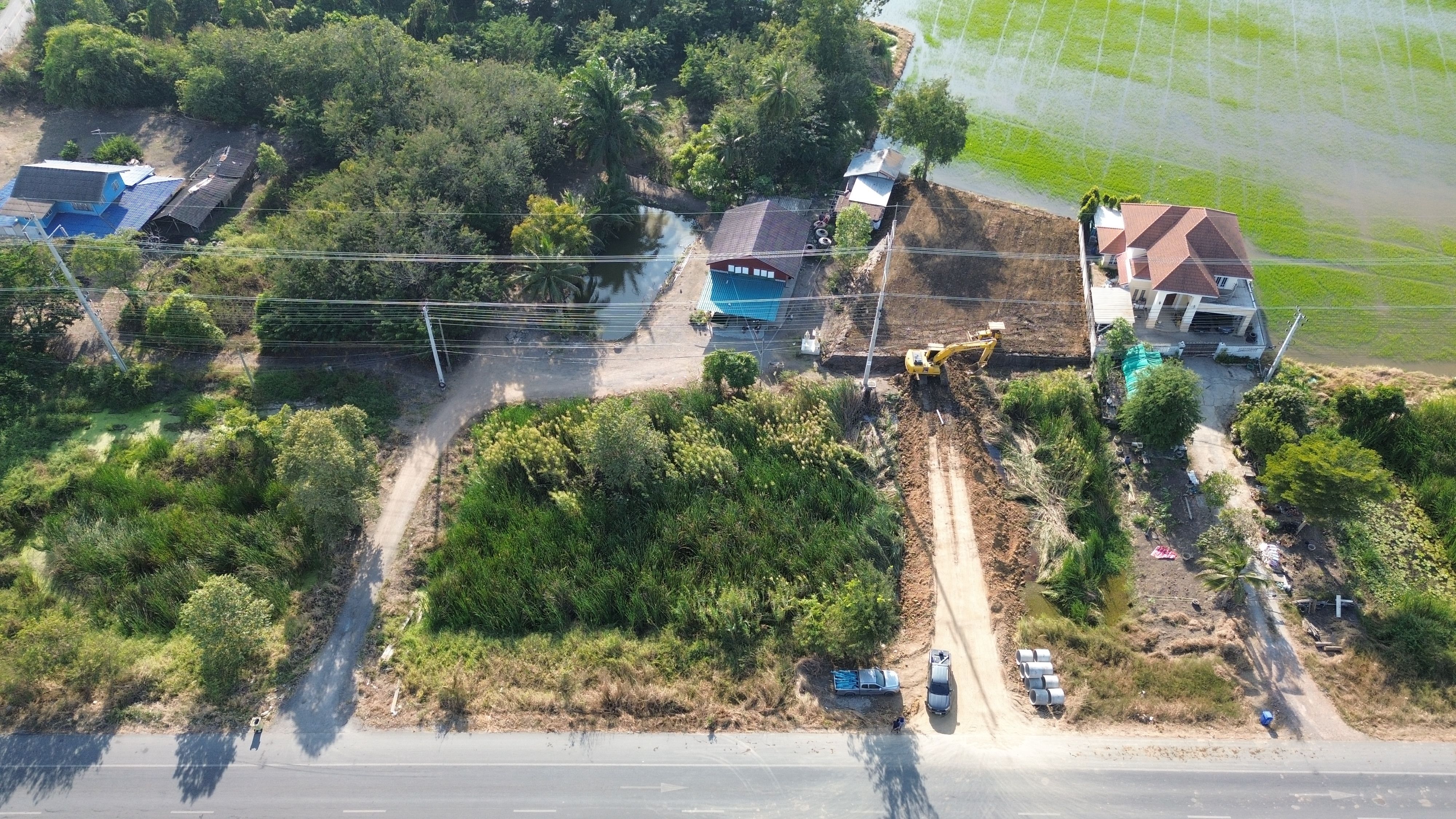 ขายที่ดินโรงหลวง ถมแล้ว จังหวัดพระนครศรีอยุธยา ขนาด 200 ตารางวา