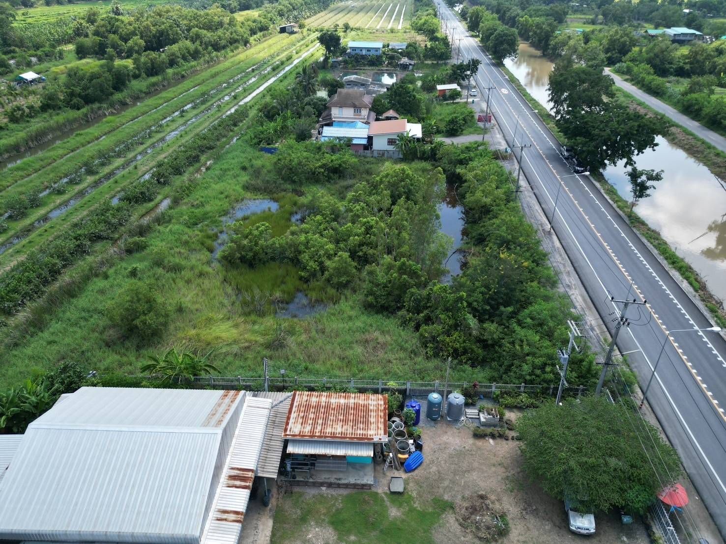 ขายที่ดินปทุมธานี อำเภอหนองเสือ ที่ดินแปลงสวย ใกล้แหล่งอำนวยความสะดวก น่าลงทุน
