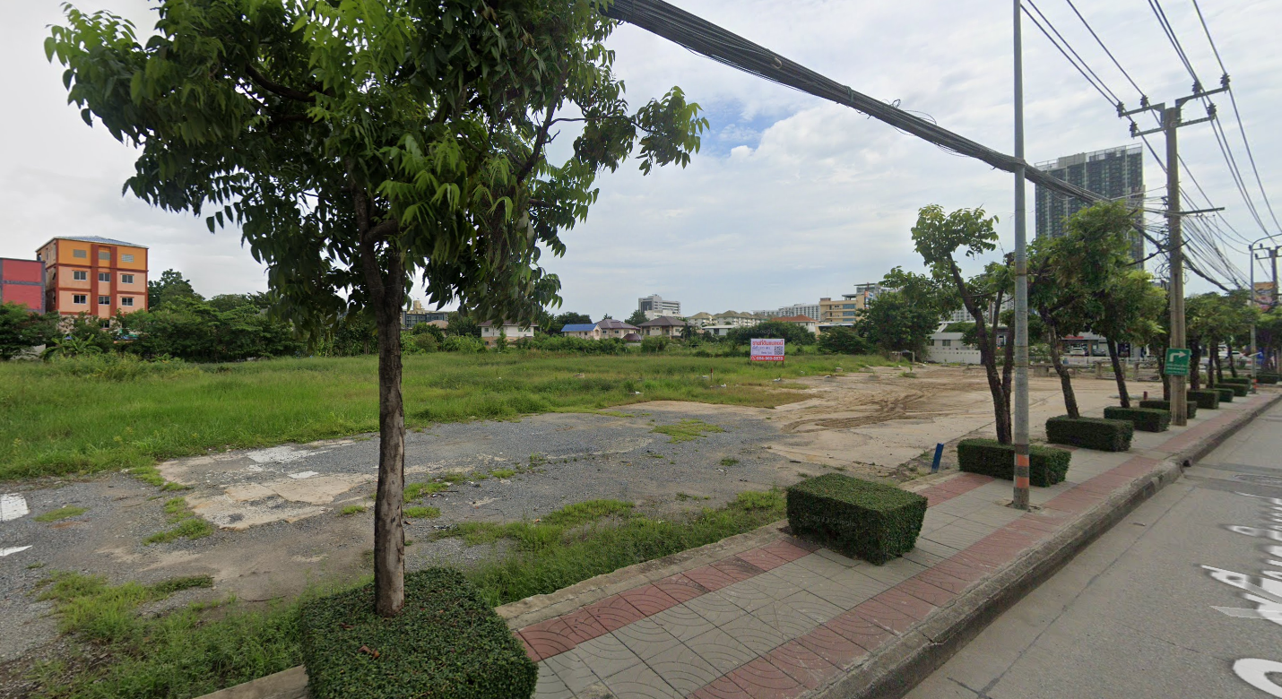 ขายที่ดิน ศรีนครินทร์ ใกล้รถไฟฟ้า  สร้างตึกสูง 33 ชั้นได้ Net.