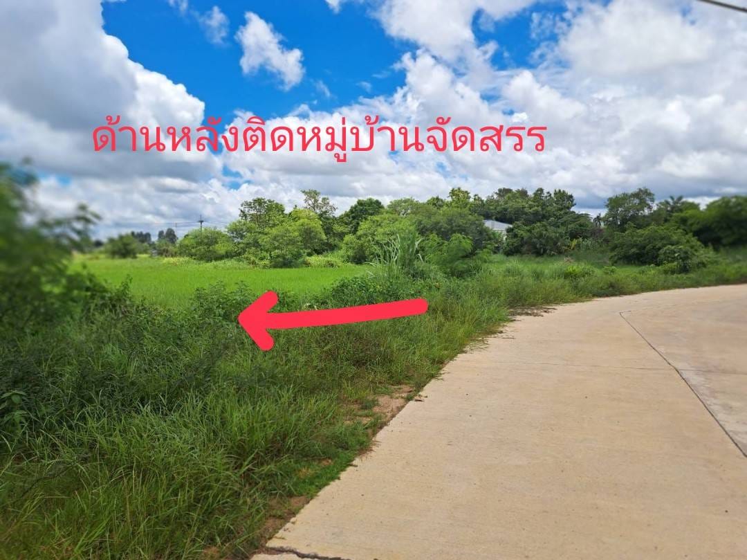 ขายที่ดินแปลงสวย หน้า-หลังที่ดิน ติดถนน