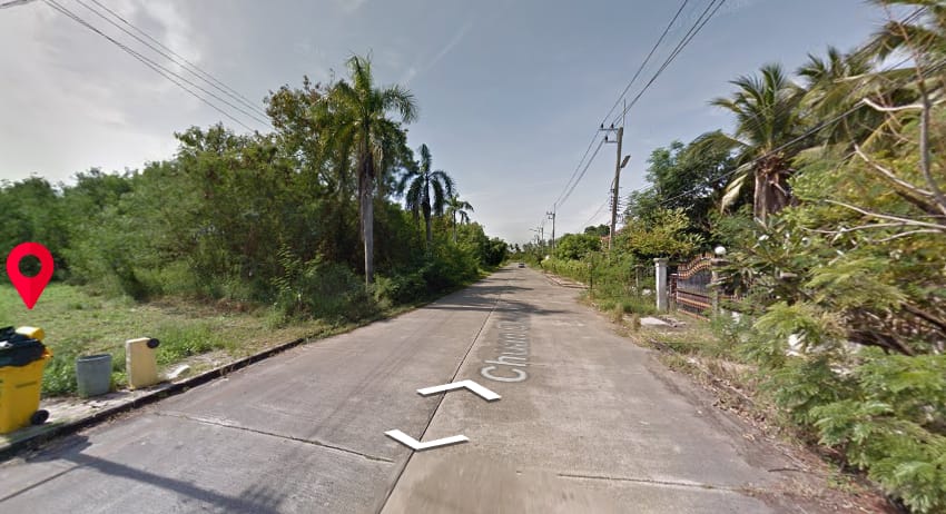 ที่ดินแปลงสวย บรรยากาศสงบ ติดถนนชวนชม นครชัยศรี นครปฐม 0-2-60
