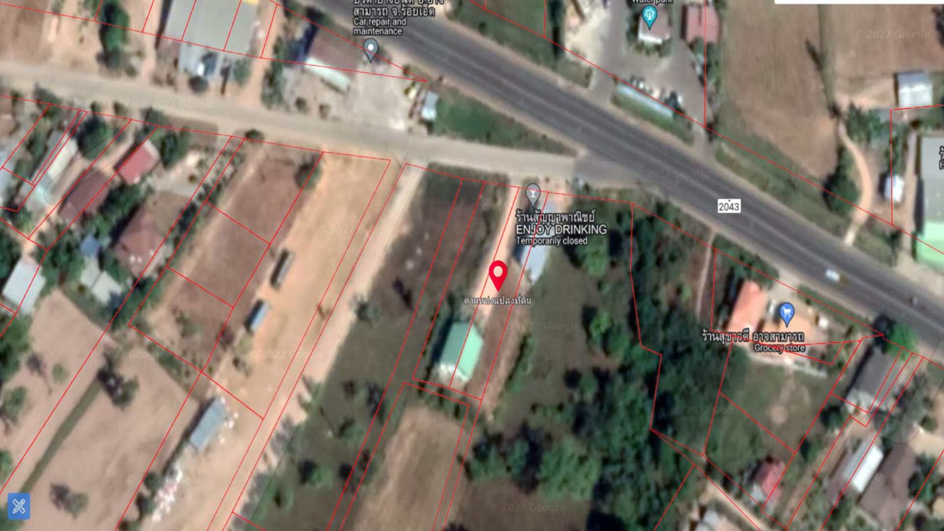 ที่ดิน เหมาะสำหรับ ทำบ้าน/ธุรกิจ/โกดัง  ร้อยเอ็ด 233.3 ตรว.