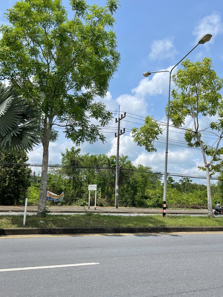 ที่ดินทำเลดีมาก ติด ถ.เพชรเกษม ใกล้สี่แยกอันดามัน ตรัง 75 ตรว.