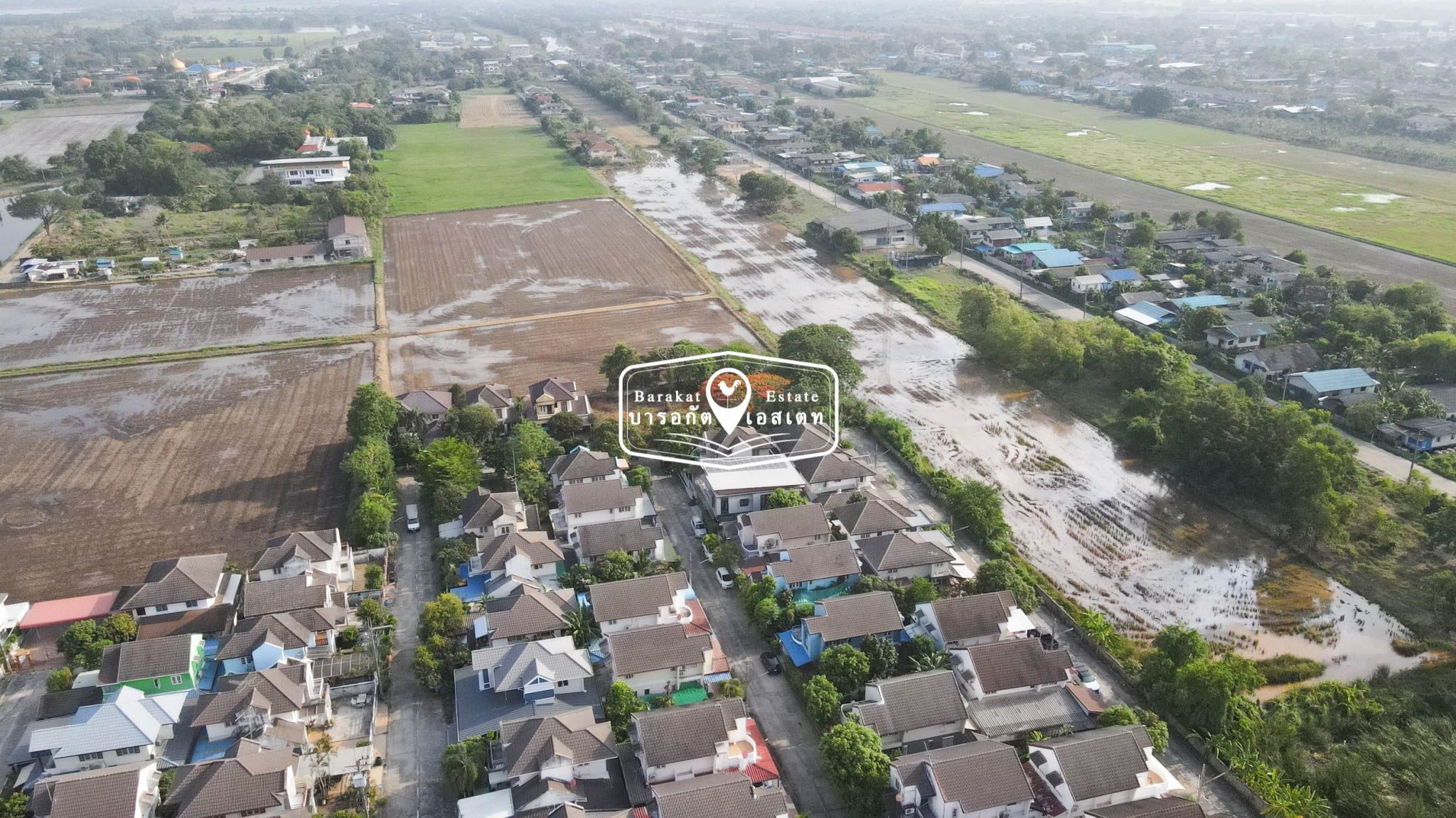  แปลงสวย การเดินทางสะดวก เข้าซอยเพียง 600 เมตร เขตหนองจอก จังหวัดกรุงเทพ