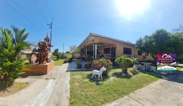 บ้านพัก พร้อม บ้านเช่าอีก 4 หลัง และผู้เช่า ที่นี่ ต.มะขามคู่ อ.นิคมพัฒนา จ.ระยอง (โซนฝั่งขนำไร่) ขนาด 370 ตรว.