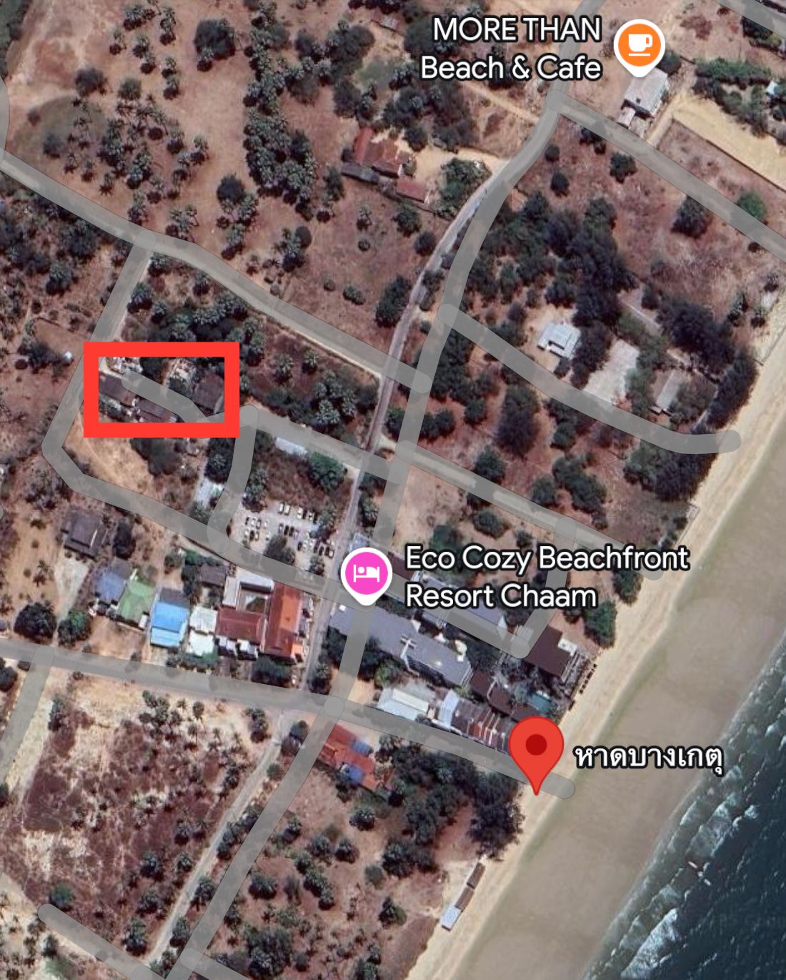 ที่ดินใกล้ทะเล ชายหาดบางเกตุ ชะอำ