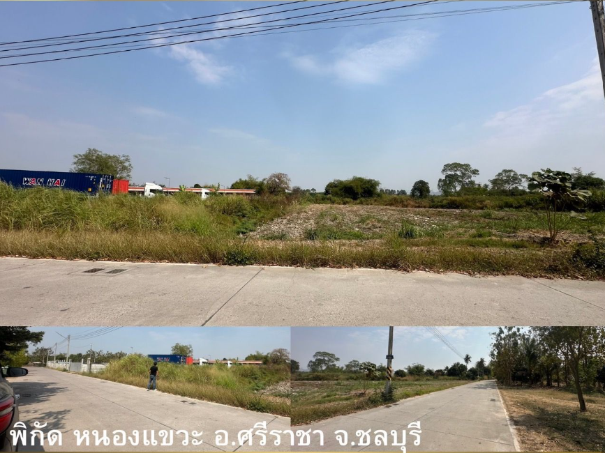 ขายด่วนที่ดินใกล้ท่าแหลมฉบัง 1 ไร่ ติดถนน