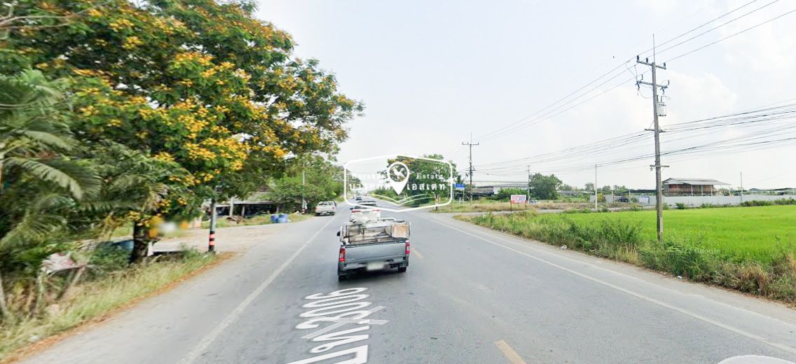 ที่ติดถนนทั้ง 2 ด้าน ทำเลดีๆ สร้างโกดัง ทำธุรกิจ 