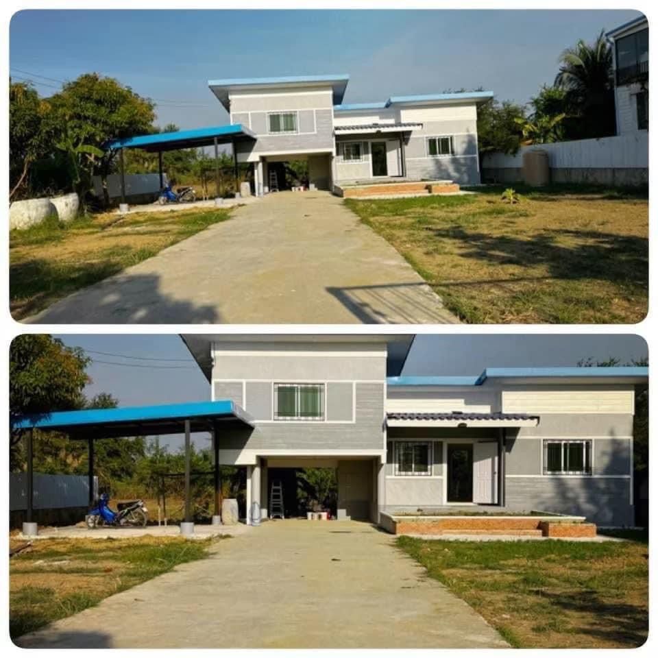 ขายบ้านเดี่ยวสองชั้นบนเนื้อที่ดิน 206 ตารางวา