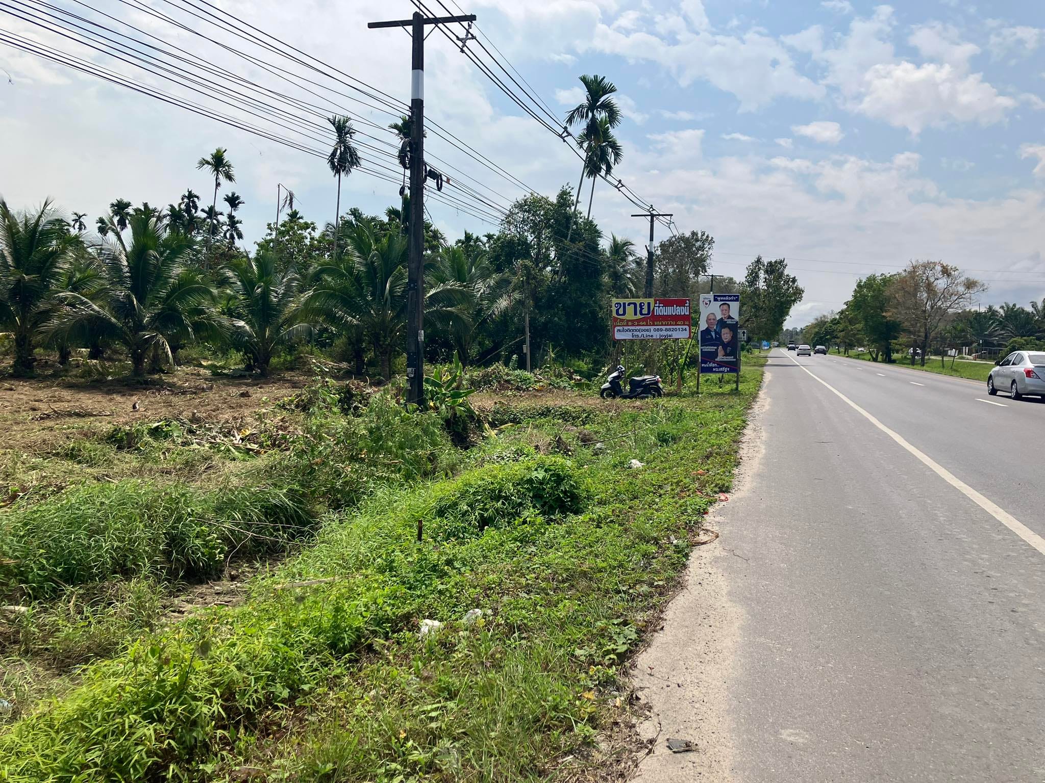 ที่ดินแปลงสวย ติดถนนสุราษ-นครศรีธรรมราช ท่าศาลา