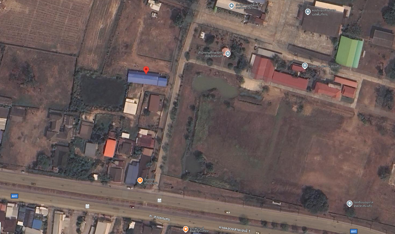 ขายบ้านสระแก้ว อำเภอเมืองสระแก้ว บ้านพร้อมห้องแถวปล่อยเช่า ใกล้สำนักงานศึกษาธิการจังหวัดสระแก้ว