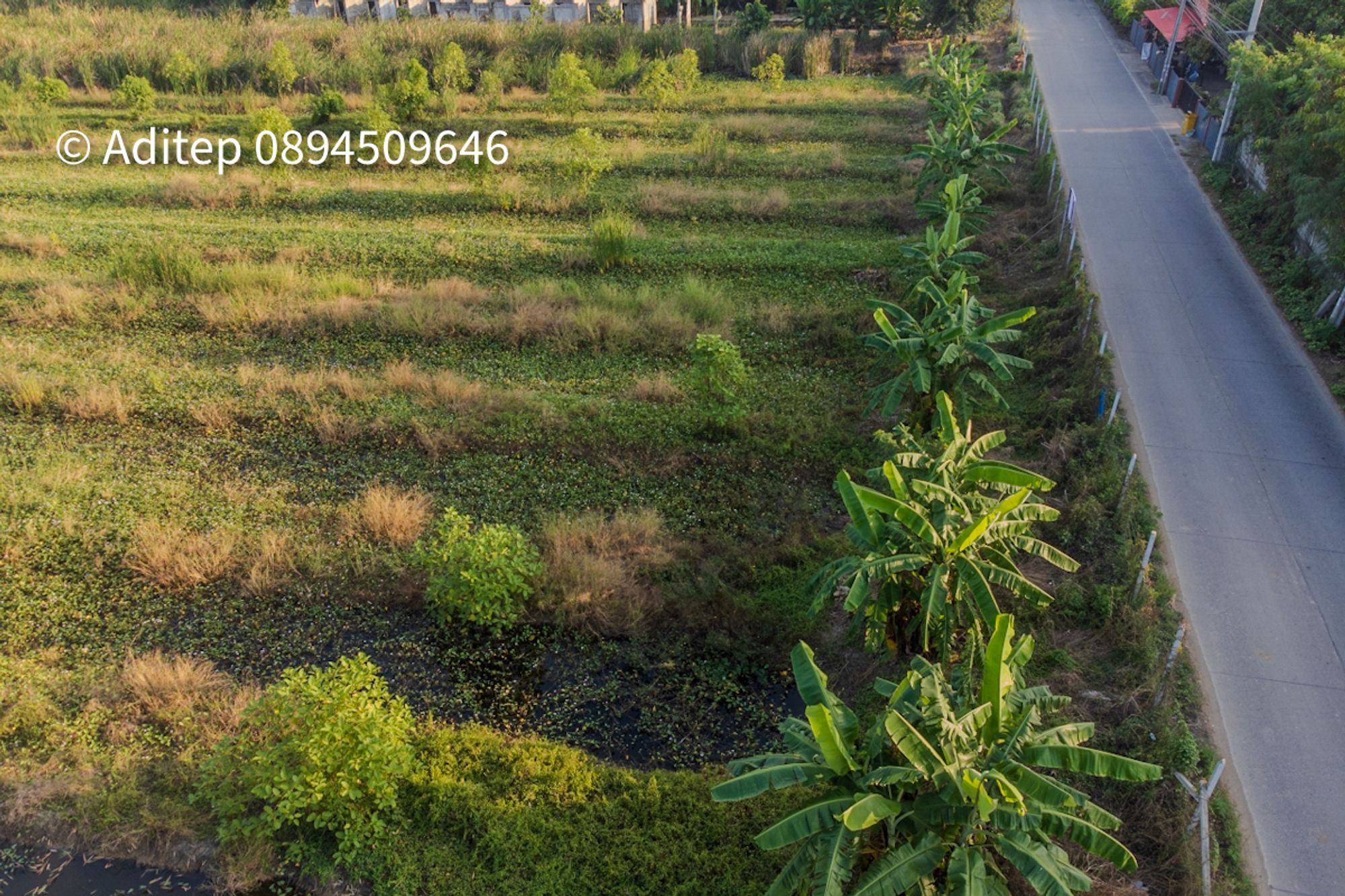 ขายที่ดินนนทบุรี อำเภอบางบัวทอง เนื้อที่เกือบ 9 ไร่ ที่ดินใกล้รถไฟฟ้าสายสีม่วง สถานีบางรักใหญ่ บางบัวทอง เข้าออกได้ 2 ทาง ทั้งทางถนนรัตนาธิเบศร์ และถนนราชพฤกษ์