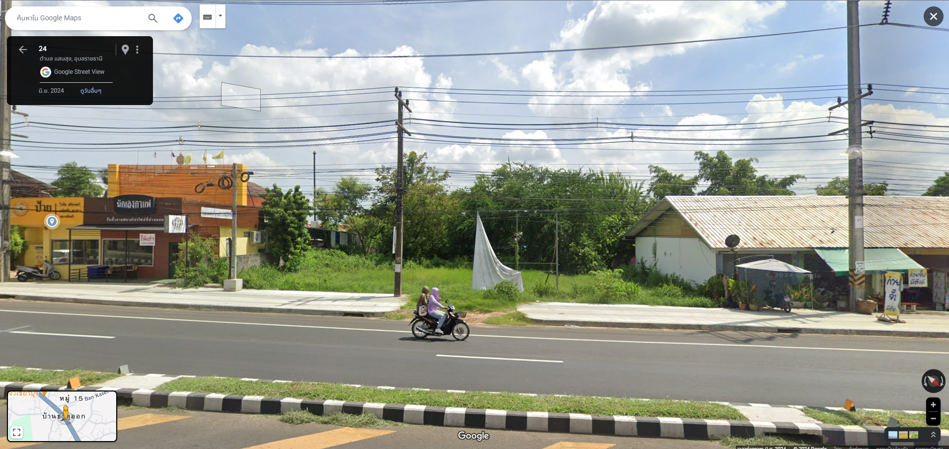 ขายที่ดิน อ.วาริน จ.อุบล ติดถนน4เลนส์ ทางไปม.อุบล ใกล้ตลาดเจริญศรี