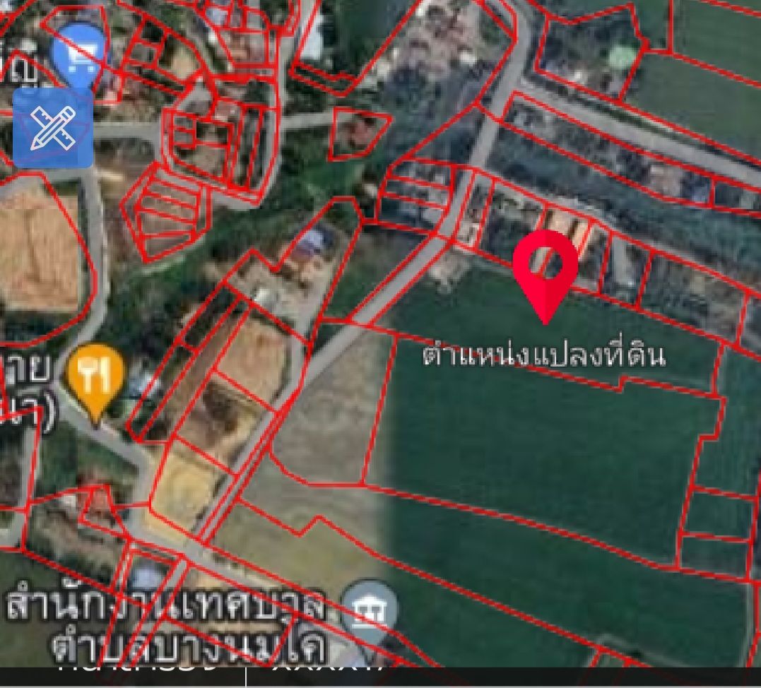 ขายที่ดิน เนื้อที่ 9 ไร่ 1 งาน 89 ตร.วา หน้ากว้าง 96 เมตร ลึก 220 เมตร  ต. บางนมโค อ.เสนา จ.พระนครศรีอยุธยา