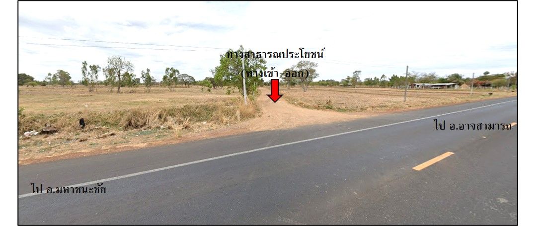 !!!ขายด่วน!!! ที่ดินเปล่า 2 แปลงติดกัน เนื้อที่ดินรวม 200.0 ตารางวา (แปลงละ 100.0 ตารางวา) ต.สระแก้ว อ.พนมไพร จ.ร้อยเอ็ด 