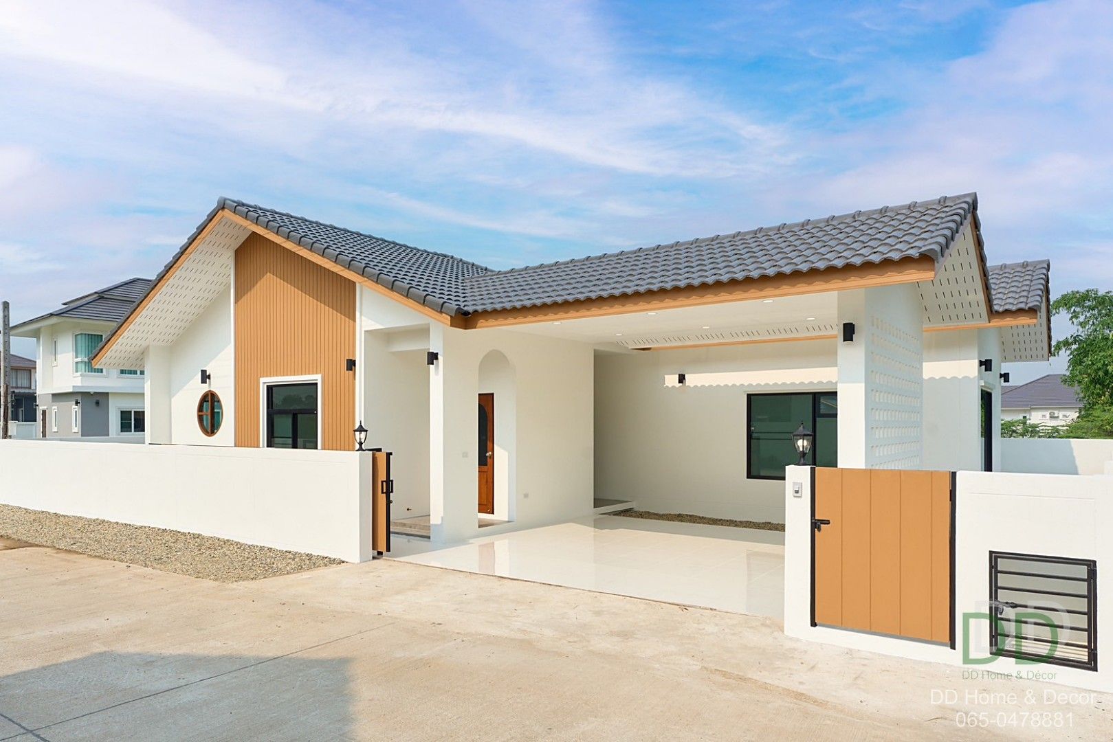 DD-0203 บ้านสร้างใหม่ สไตล์มินิมอลมูจิ 3 ห้องนอน ท่าวังตาล สารภี 