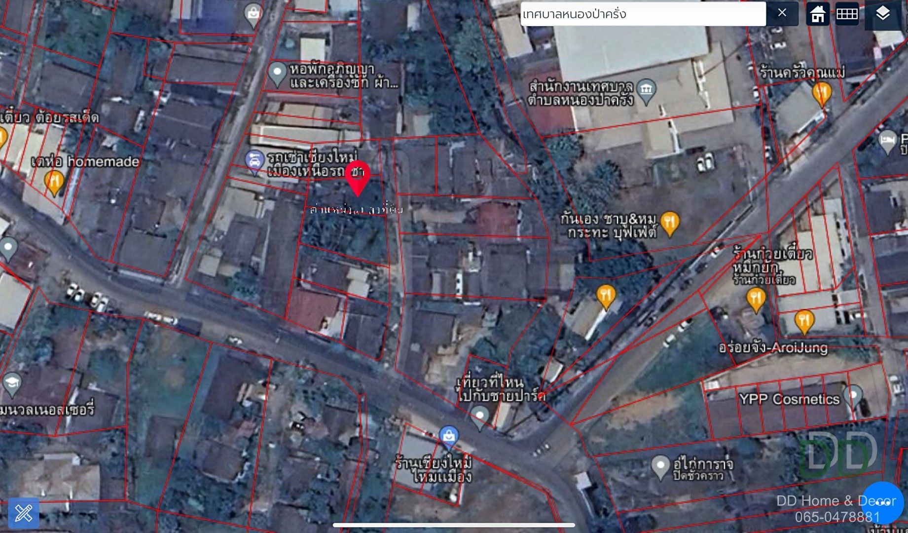 DD#0155 ขายที่ดินปรับถมแล้ว 52 ตร.วา ใกล้เทศบาลหนองป่าครั่ง อ.เมือง เชียงใหม่