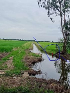 ที่ดินแปลงยาว เมืองนครนายก ติดถนนสาธารณะ