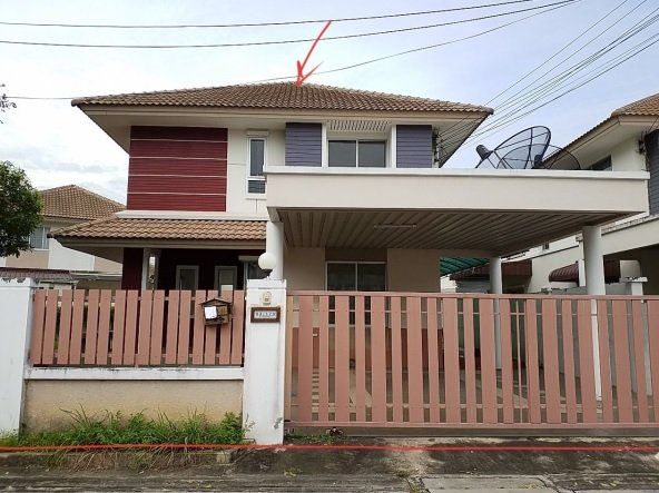 ขายบ้านเดี่ยว 106.00 ตร.ว. วิลเลจ ปาร์ค ต. หนองขาม อ. ศรีราชา จ. ชลบุรี